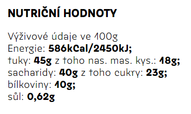 lískáče v čoko hodnoty